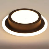 Hallway White Triangle Dimmable LED Flush Mount Light Image - 13
