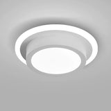 Hallway White Triangle Dimmable LED Flush Mount Light Image - 14