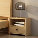 Headboard Gray Queen Wood Storage Bed with Drawers Image - 11