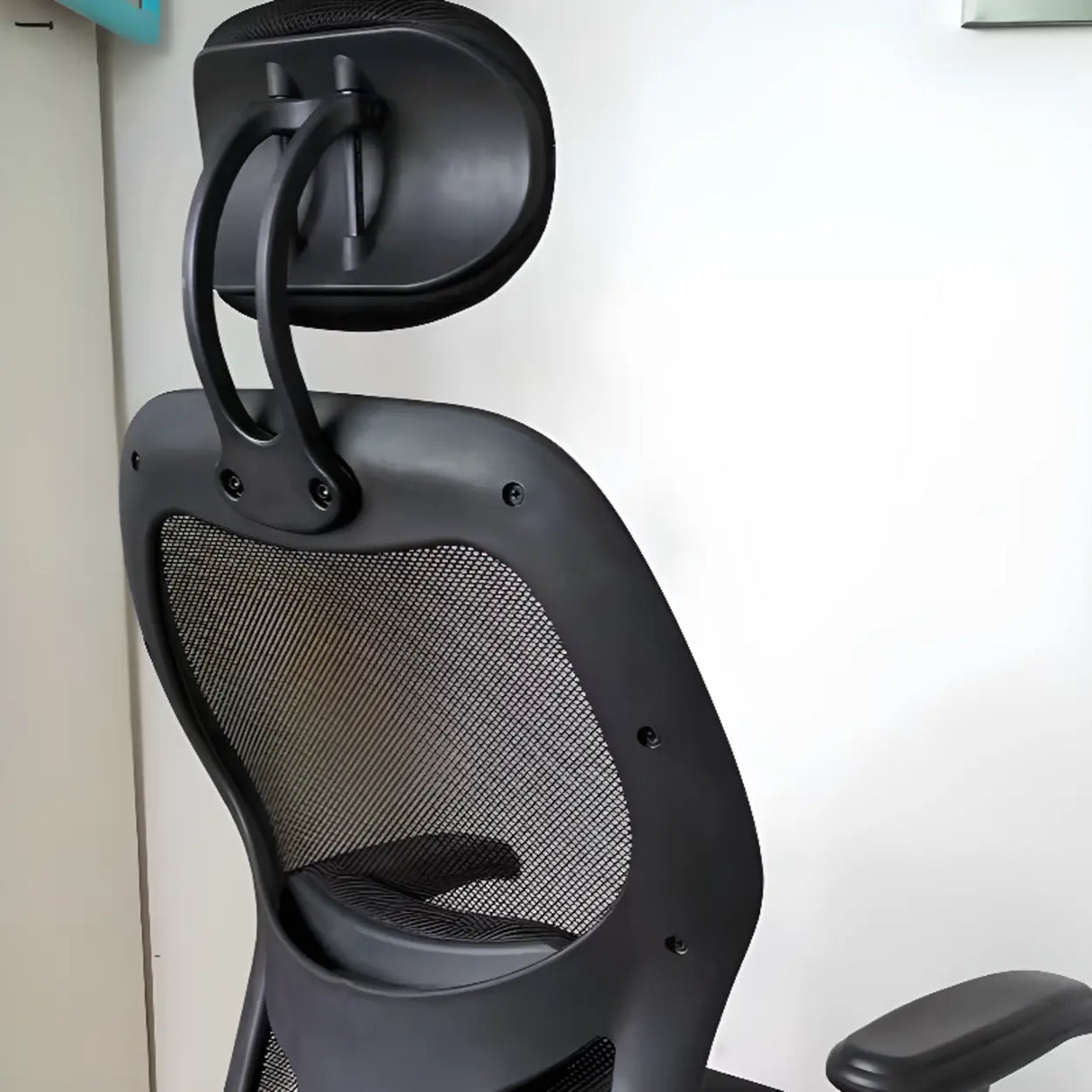High-Back Black Adjustable Comfort Ergonomic Office Chair Image - 3