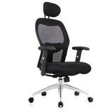 High-Back Black Adjustable Comfort Ergonomic Office Chair Image - 5