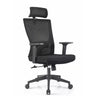 High-Back Black Adjustable Comfort Ergonomic Office Chair Image - 6