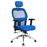 High-Back Black Adjustable Comfort Ergonomic Office Chair Image - 8