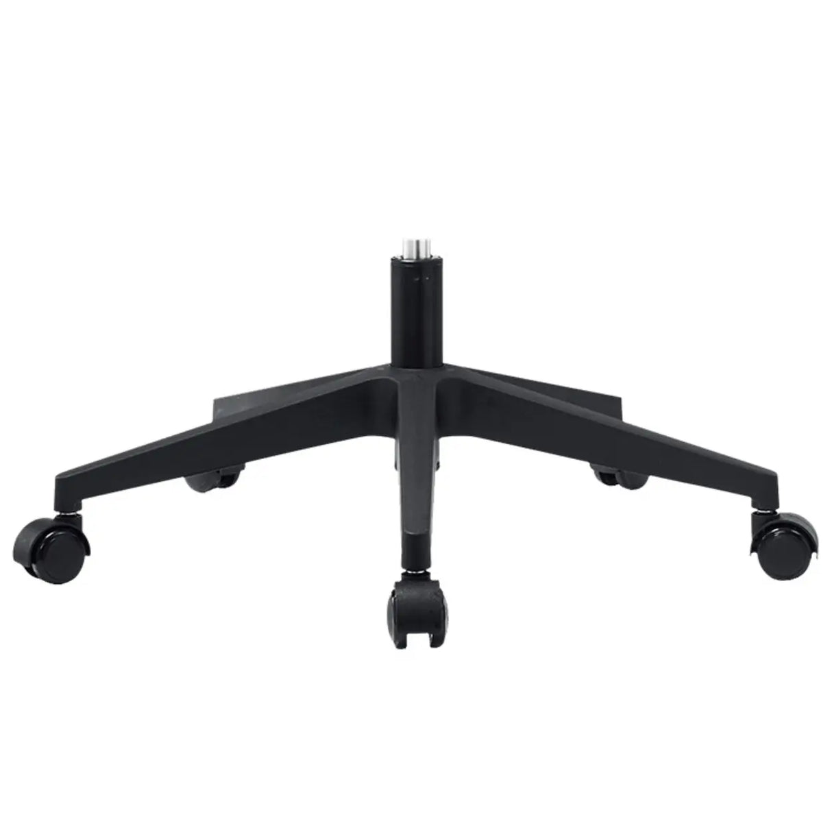 High-Back Black Adjustable Mesh Office Chair with Headrest Image - 15