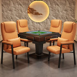 High-back Ergonomic Leather Grey Office Chair with Pillow Image - 4