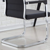 High-Back Metal Frame Black Mesh Metal Office Chair Image - 11