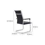 High-Back Metal Frame Black Mesh Metal Office Chair Image - 14