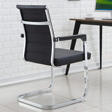 High-Back Metal Frame Black Mesh Metal Office Chair Image - 8
