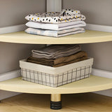 High Organizer Metal Corner Coat Rack with Pink Shelves Image - 14