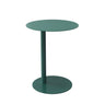 Colorful Round Metal C-Shaped Scandinavian Side Table Image - 15