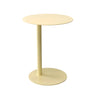 Colorful Round Metal C-Shaped Scandinavian Side Table Image - 17
