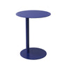 Colorful Round Metal C-Shaped Scandinavian Side Table Image - 12
