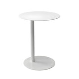 Colorful Round Metal C-Shaped Scandinavian Side Table Image - 10