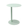 Colorful Round Metal C-Shaped Scandinavian Side Table Image - 22
