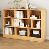 Horizontal Closed Back Cube Storage Bookcase White Image - 29