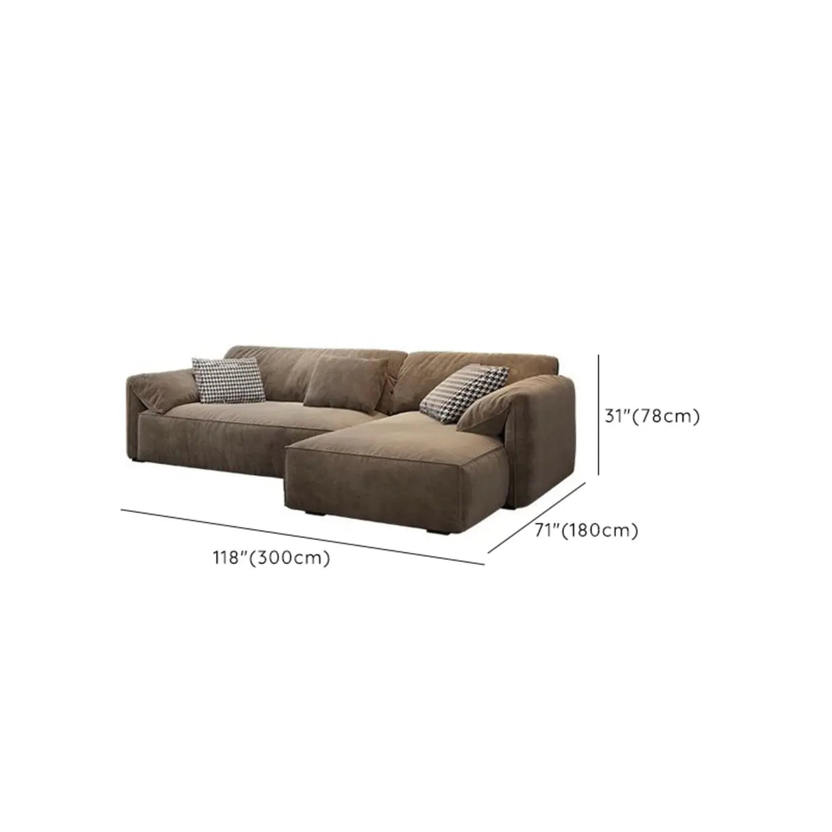 Horizontal Scratch Resistant Abrasive Cloth Pillow Sofa Image - 24