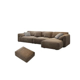 Horizontal Scratch Resistant Abrasive Cloth Pillow Sofa Image - 7