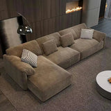 Horizontal Scratch Resistant Abrasive Cloth Pillow Sofa Image - 8