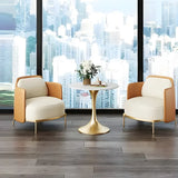 Houndstooth pattern Waterproof Faux Leather Sofa Set Image - 17
