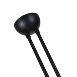Industrial Asymmetrical Black Metal Dome Chandelier Image - 18