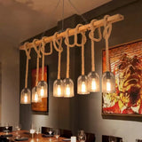 Industrial Cage Rectangular Island Ceiling Light Image - 3