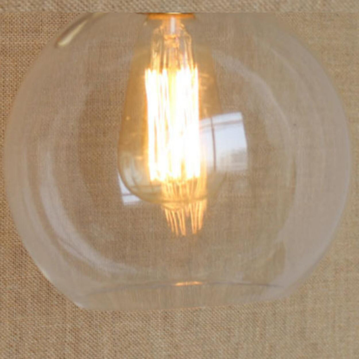 Industrial Clear Glass Shade Chrome Cone Wall Sconce Image - 22