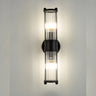 Industrial Cylindrical Crystal Glass Wall Sconce Image - 10