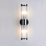Industrial Cylindrical Crystal Glass Wall Sconce Image - 21