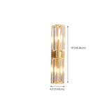 Industrial Cylindrical Crystal Glass Wall Sconce Image - 34