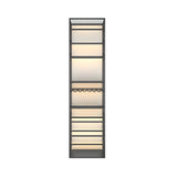 Industrial Freestanding Gold Tall Metal Shelving Wine Rack Image - 8