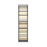 Industrial Freestanding Gold Tall Metal Shelving Wine Rack Image - 8