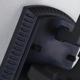Industrial Gooseneck Glass Outdoor Black Wall Lamp Image - 6
