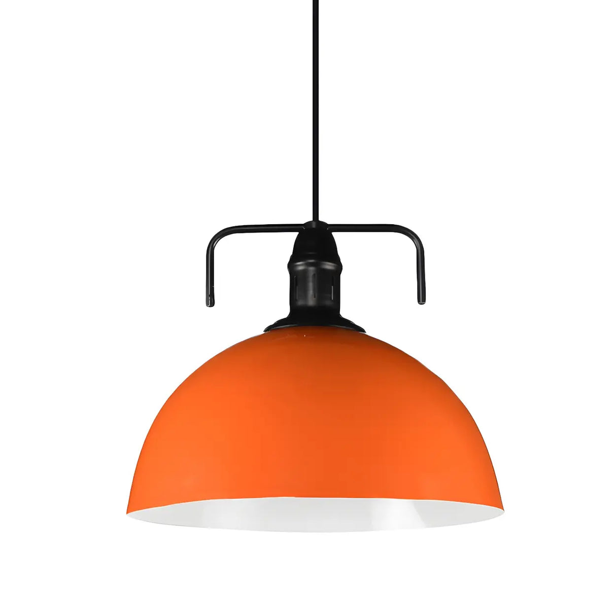 Industrial Metal Dome-Shaped Hanging Pendant Light Image - 12