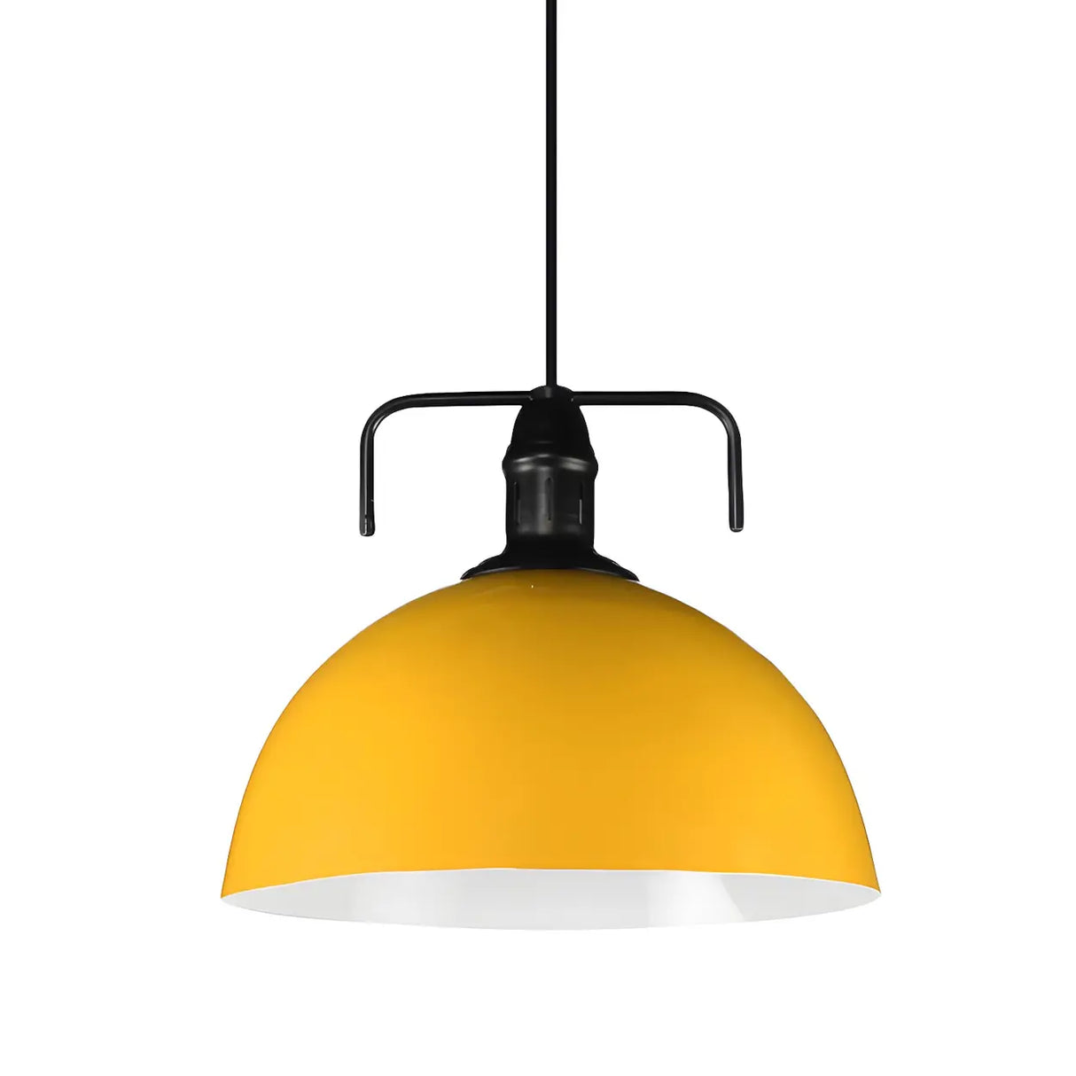 Industrial Metal Dome-Shaped Hanging Pendant Light Image - 16