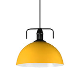 Industrial Metal Dome-Shaped Hanging Pendant Light Image - 16