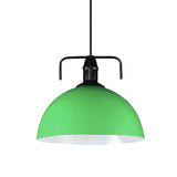 Industrial Metal Dome-Shaped Hanging Pendant Light Image - 20