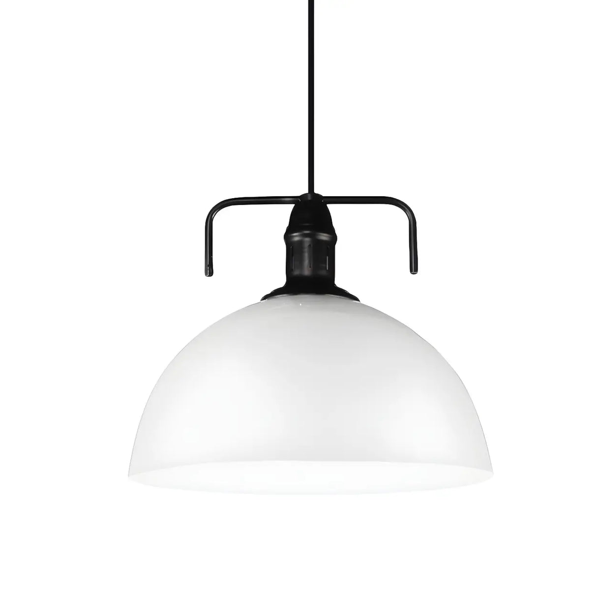 Industrial Metal Dome-Shaped Hanging Pendant Light Image - 4