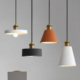 Industrial Multi Color Resin Cone Drum Pendant Lights Image - 1