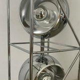 Industrial Multi-Light Globe Metal Frame Floor Lamp Image - 6