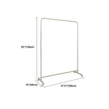 Industrial Silver Stainless Steel Coat Rack with Casters Image - 17
