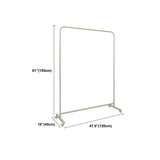 Industrial Silver Stainless Steel Coat Rack with Casters Image - 18