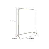 Industrial Silver Stainless Steel Coat Rack with Casters Image - 20