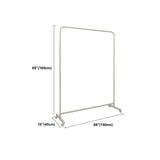 Industrial Silver Stainless Steel Coat Rack with Casters Image - 23