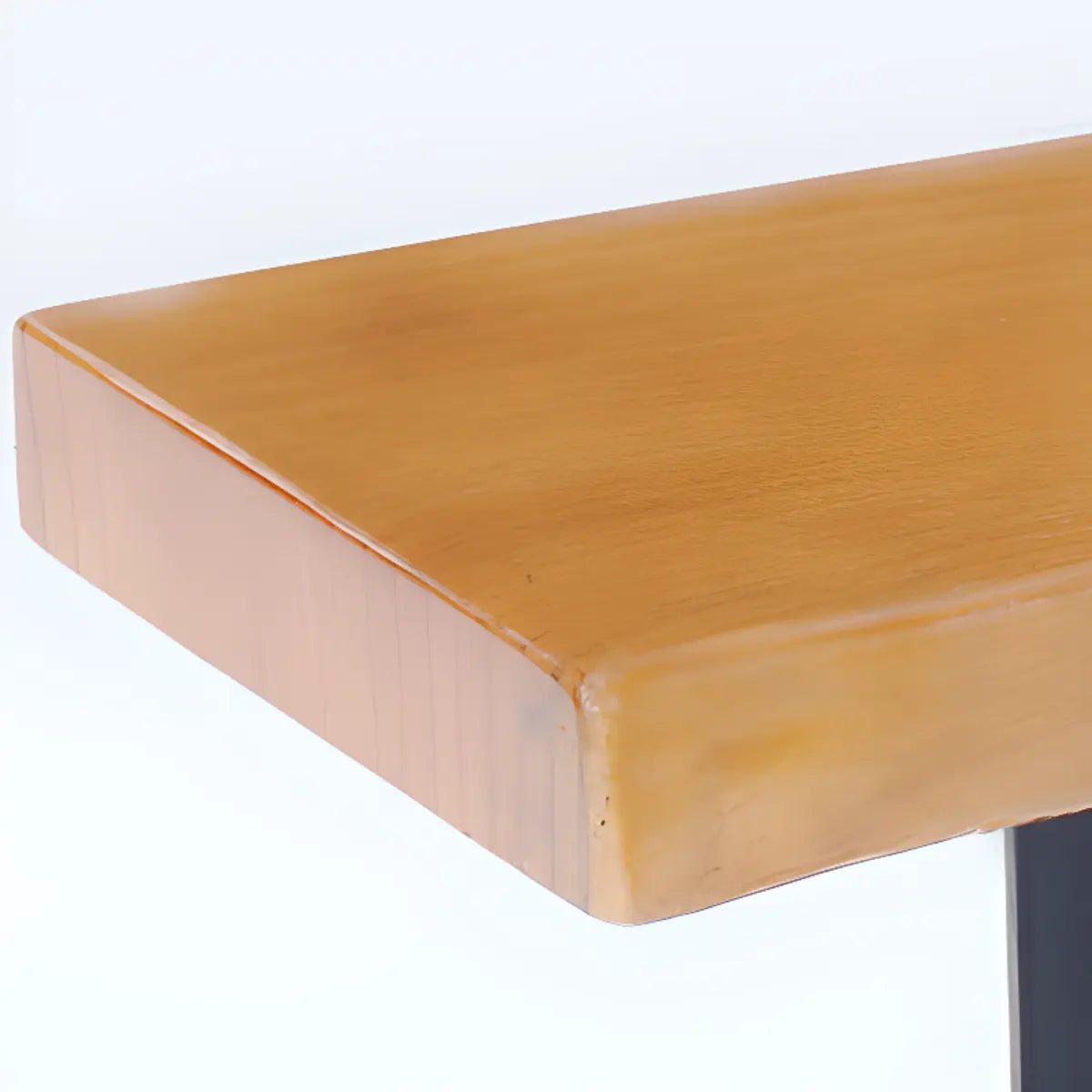 Industrial Sleek Brown Rectangular Wood Large Bar Table Image - 9