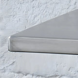 Industrial Square Stainless Steel Silver Dining Table Image - 7
