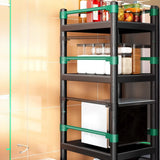 Industrial Stainless Steel Black Kitchen Display Cabinet Image - 18