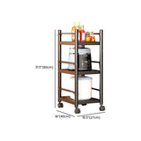 Industrial Stainless Steel Black Kitchen Display Cabinet #size