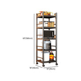 Industrial Stainless Steel Black Kitchen Display Cabinet Image - 48