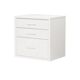 Iron Frame Tip Resistant Kids Nightstand with Drawers Image - 11