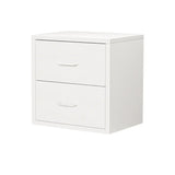 Iron Frame Tip Resistant Kids Nightstand with Drawers Image - 16